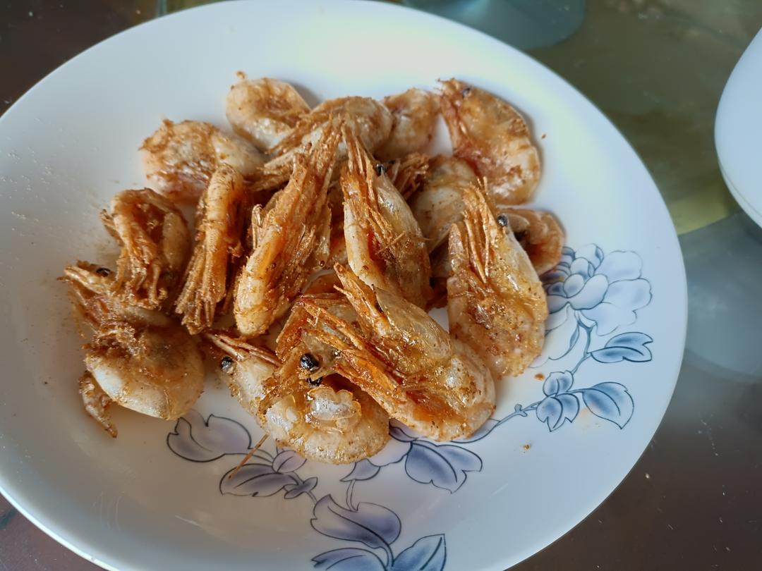 干炸河虾