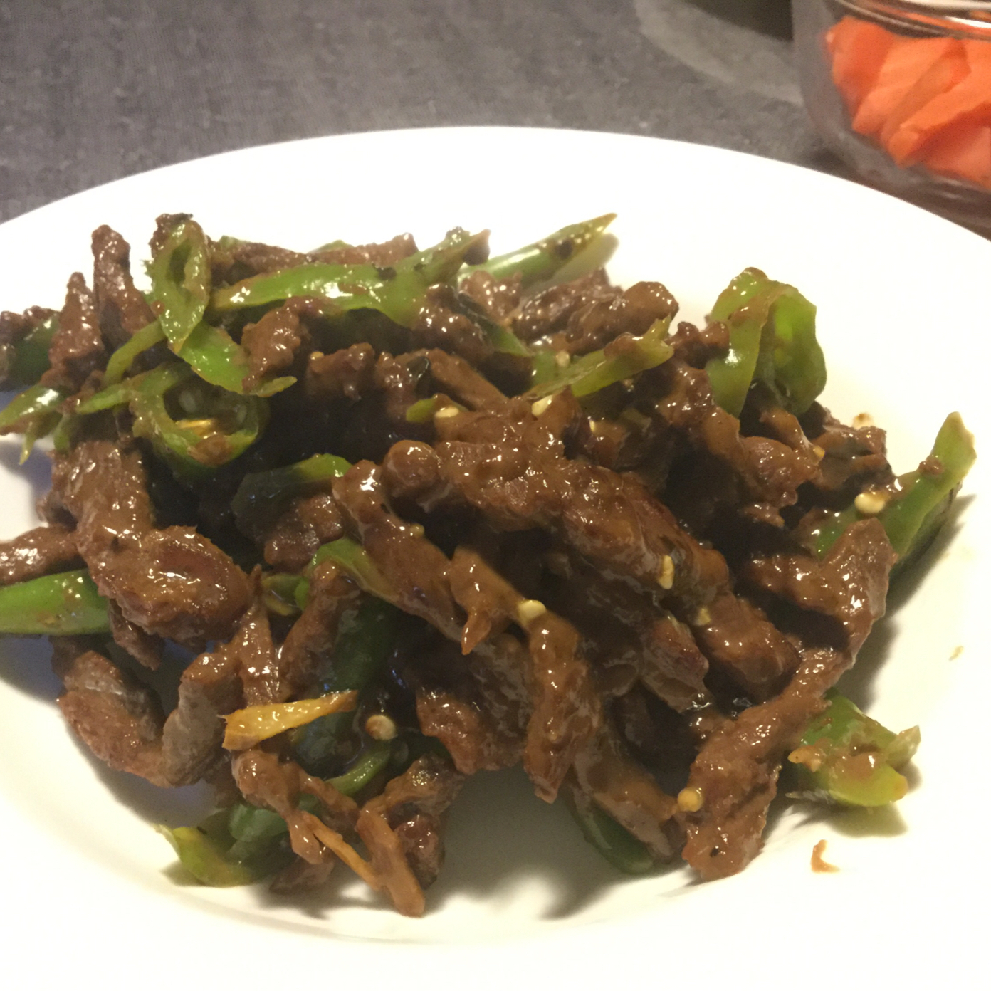 杭椒牛柳