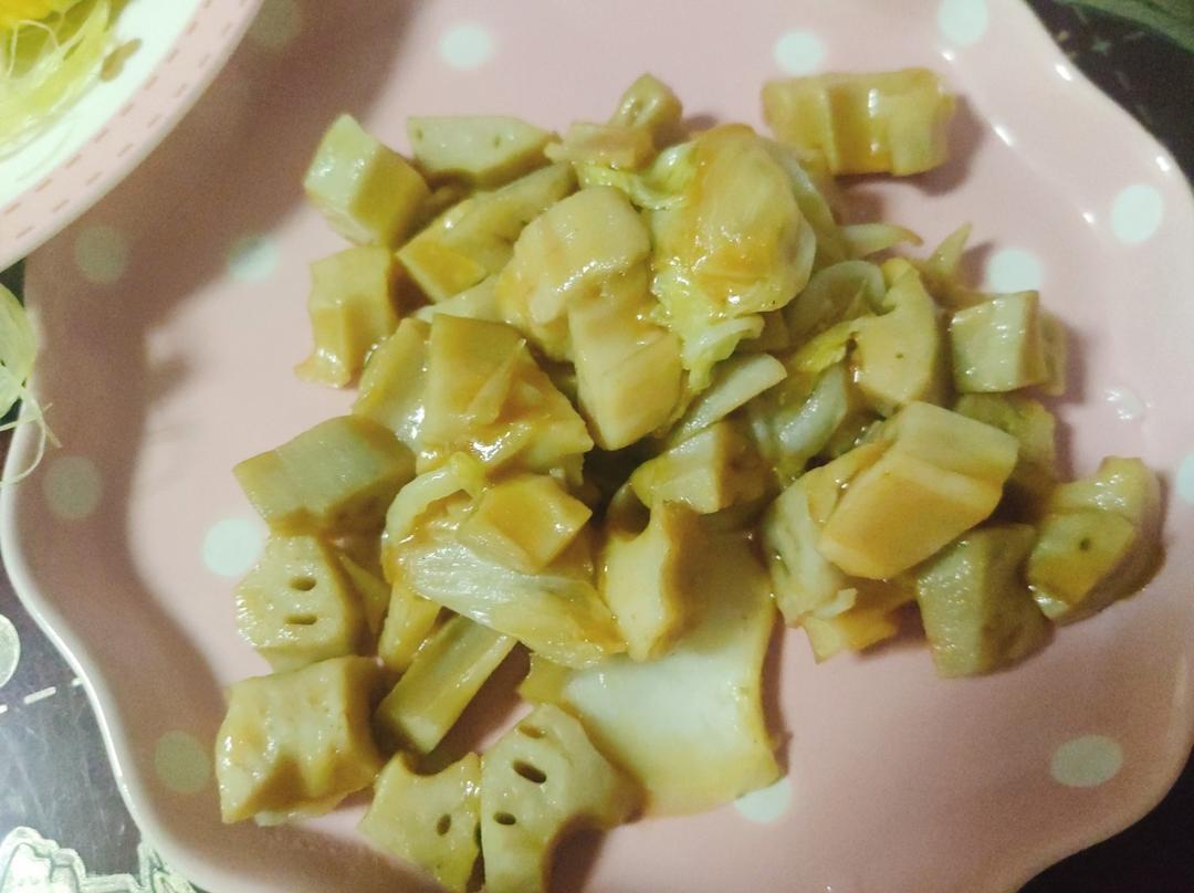 酸甜的开胃菜-  糖醋藕丁