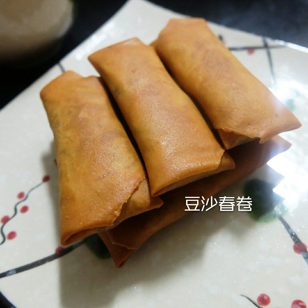 豆沙春卷