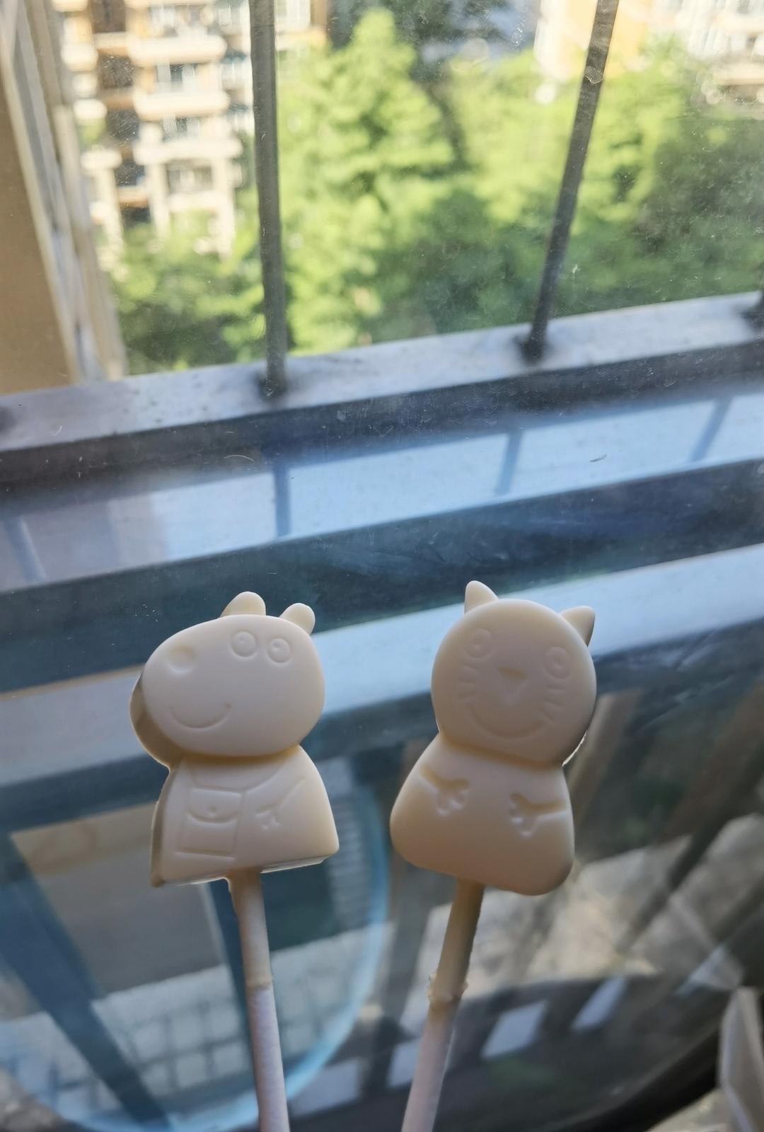 跟原版一模一样的百吉福奶酪棒🍭