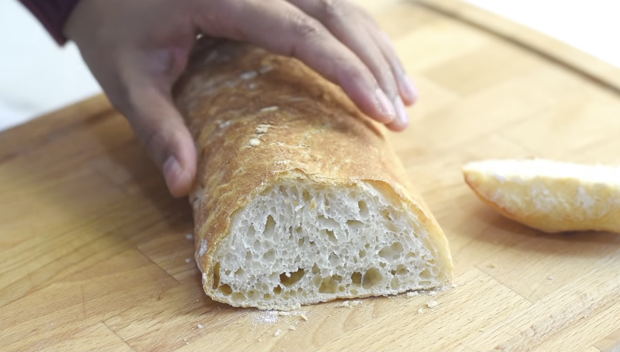 最简单操作的Italien Ciabatta (无需面包机也不需要和面技术）的做法