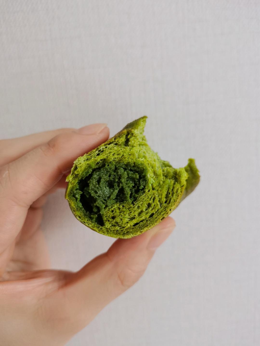 『抹茶红豆麻薯贝果』