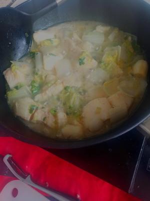 巴沙鱼柳炖白菜的做法 步骤4
