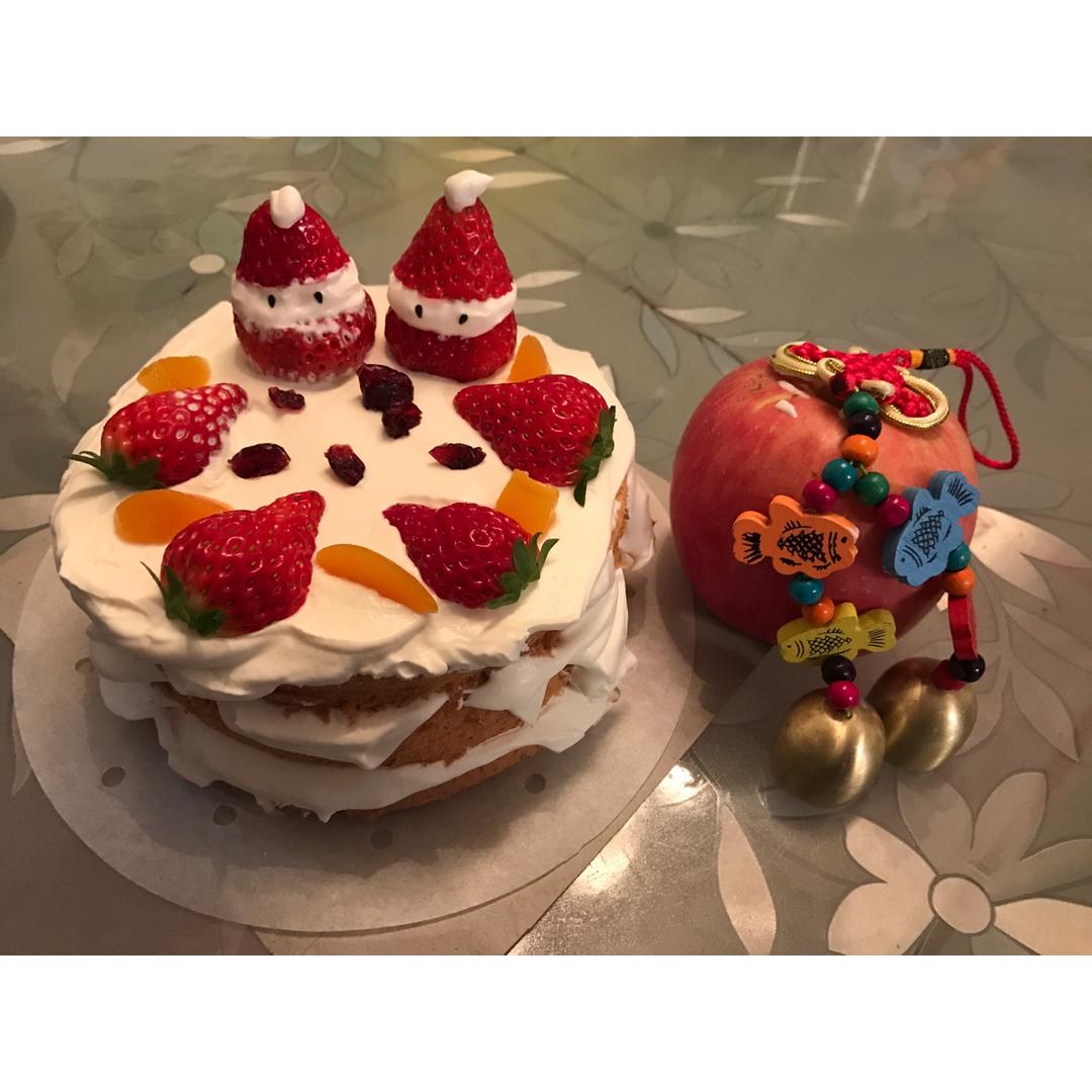 圣诞呆萌裸蛋糕