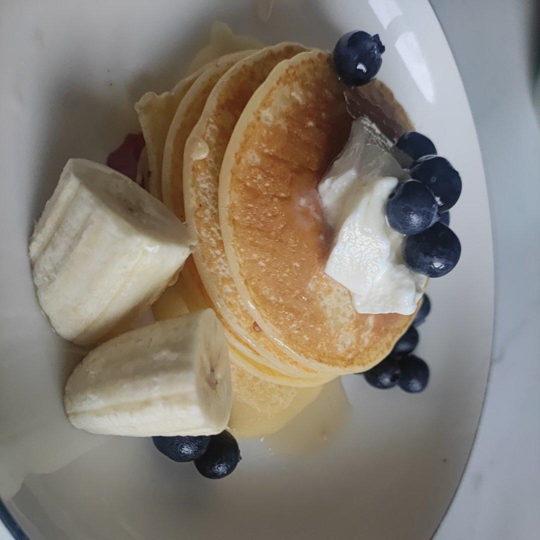 松饼（酒店配方，家里平底锅就可以做，小朋友最爱）