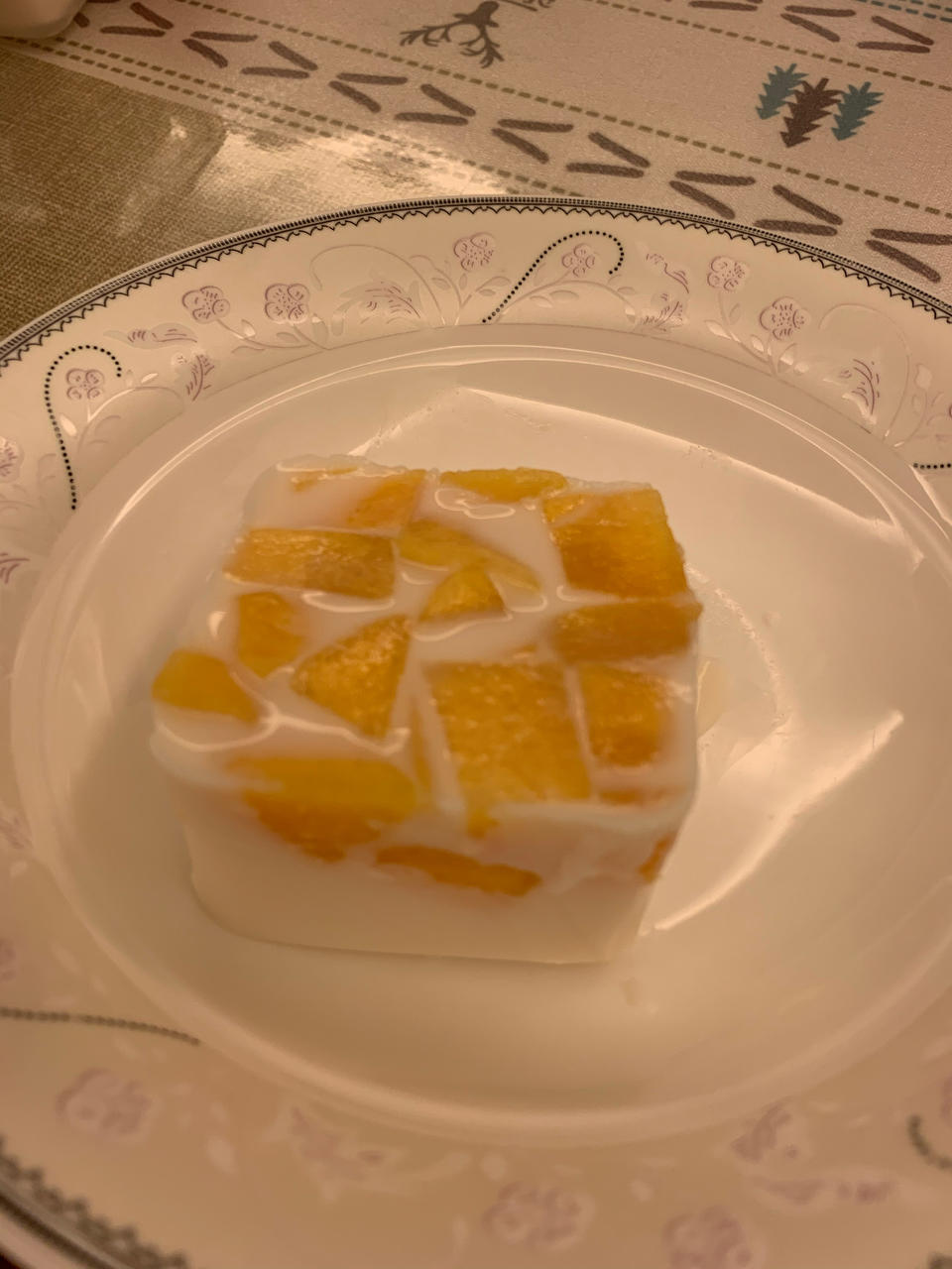 芒果牛奶布丁（吉利丁片版）
