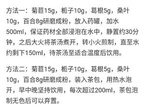 菊苣栀子痛风茶的做法 步骤3