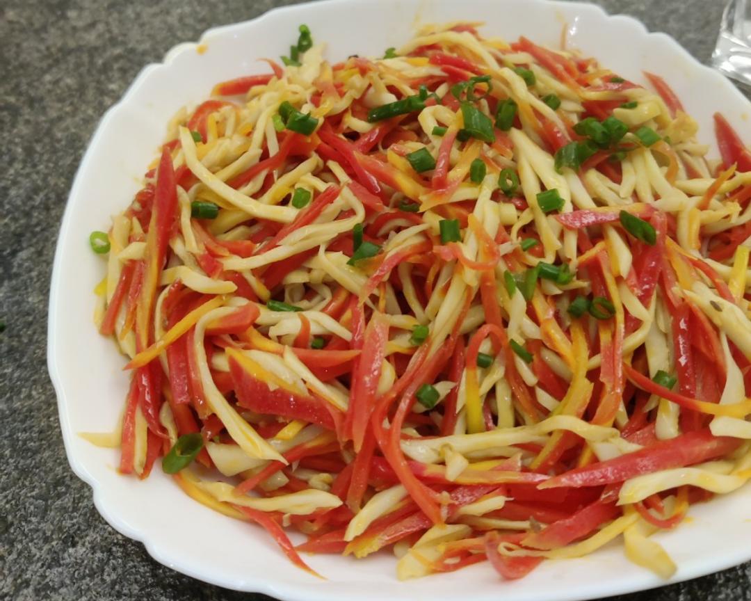 杏鲍菇炒胡萝卜