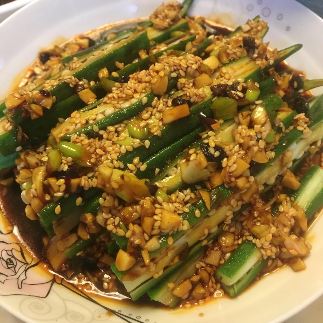 家常菜～蒜香秋葵