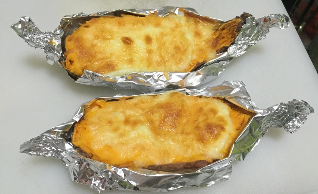 芝士奶油焗红薯