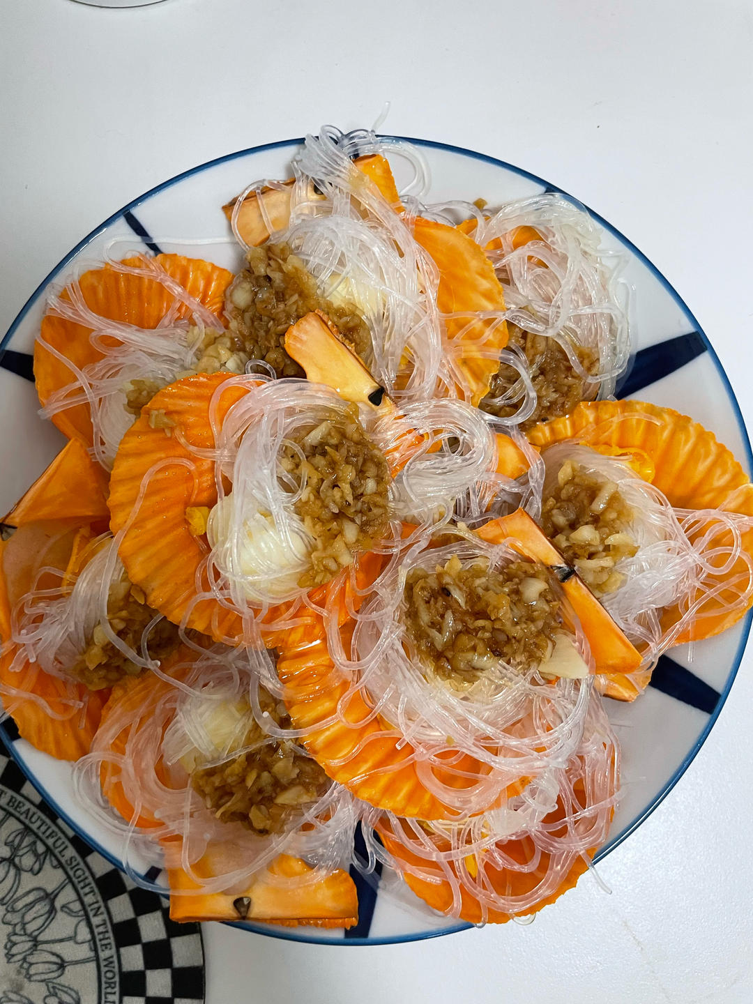 蒜蓉粉丝蒸扇贝
