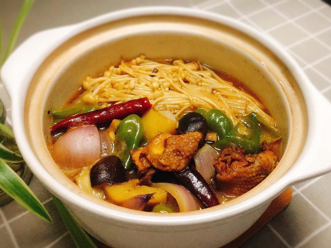 【黄焖鸡米饭】