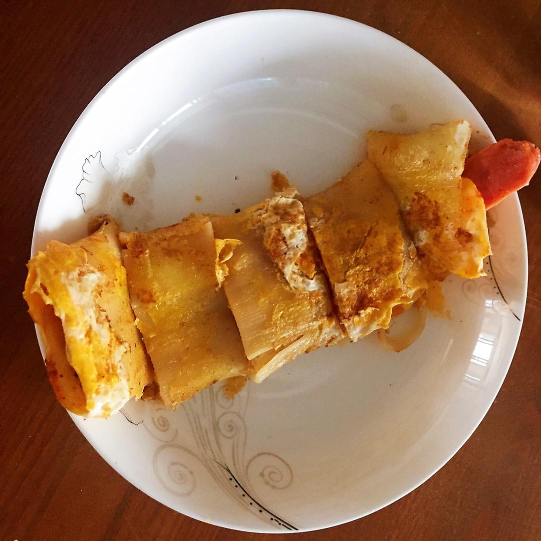香香喷喷的烤冷面