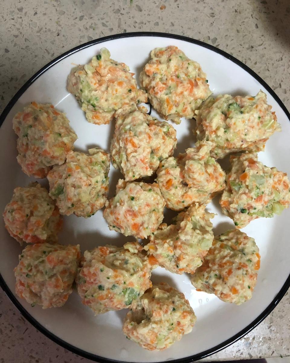 健身减肥鸡胸肉丸子好吃易做（破壁机）有Q弹性。百分百成功率。