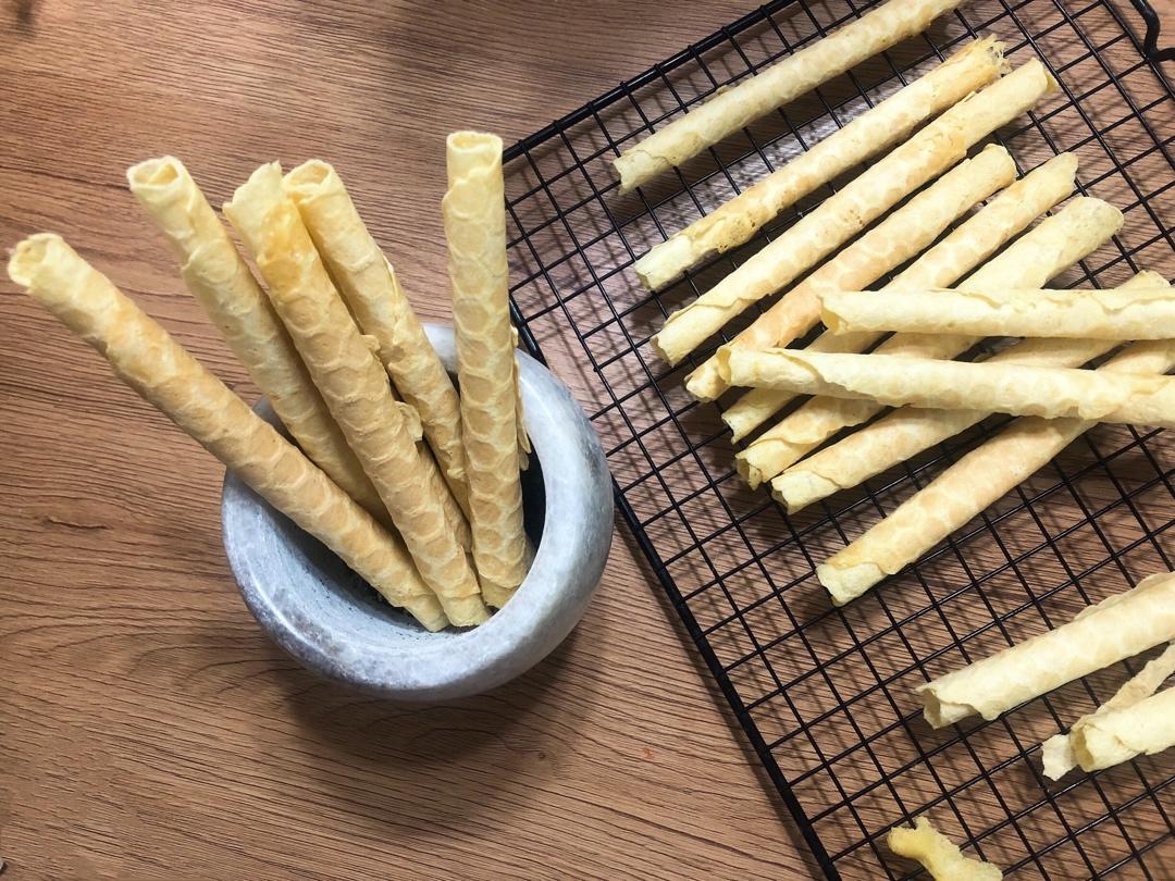 不输美心的酥香蛋卷，真正酥掉渣