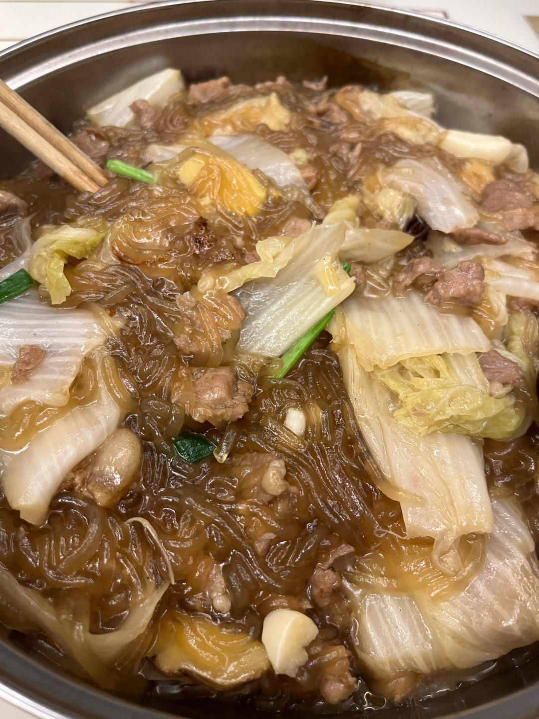 猪肉白菜炖粉条