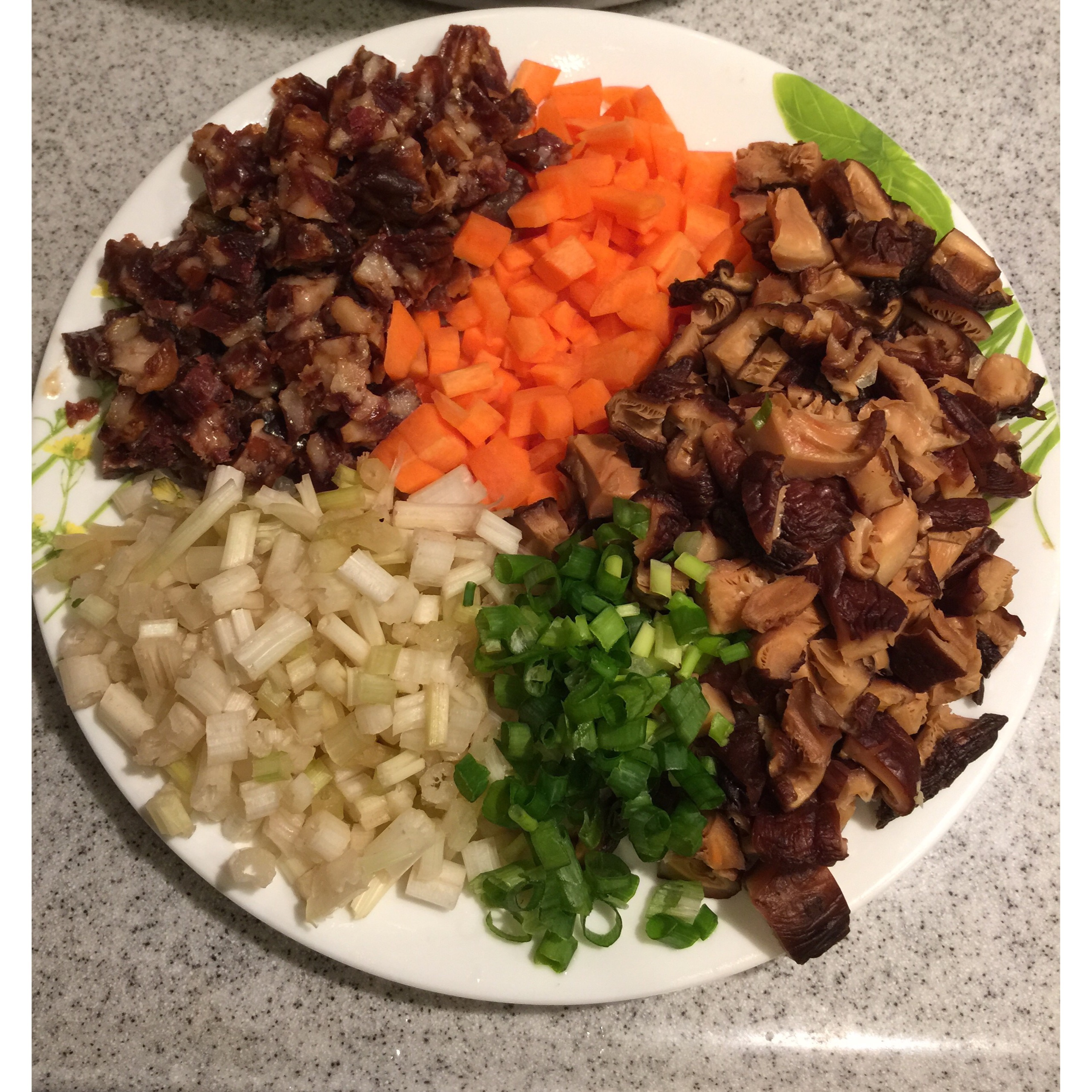 香菇肉丁油饭