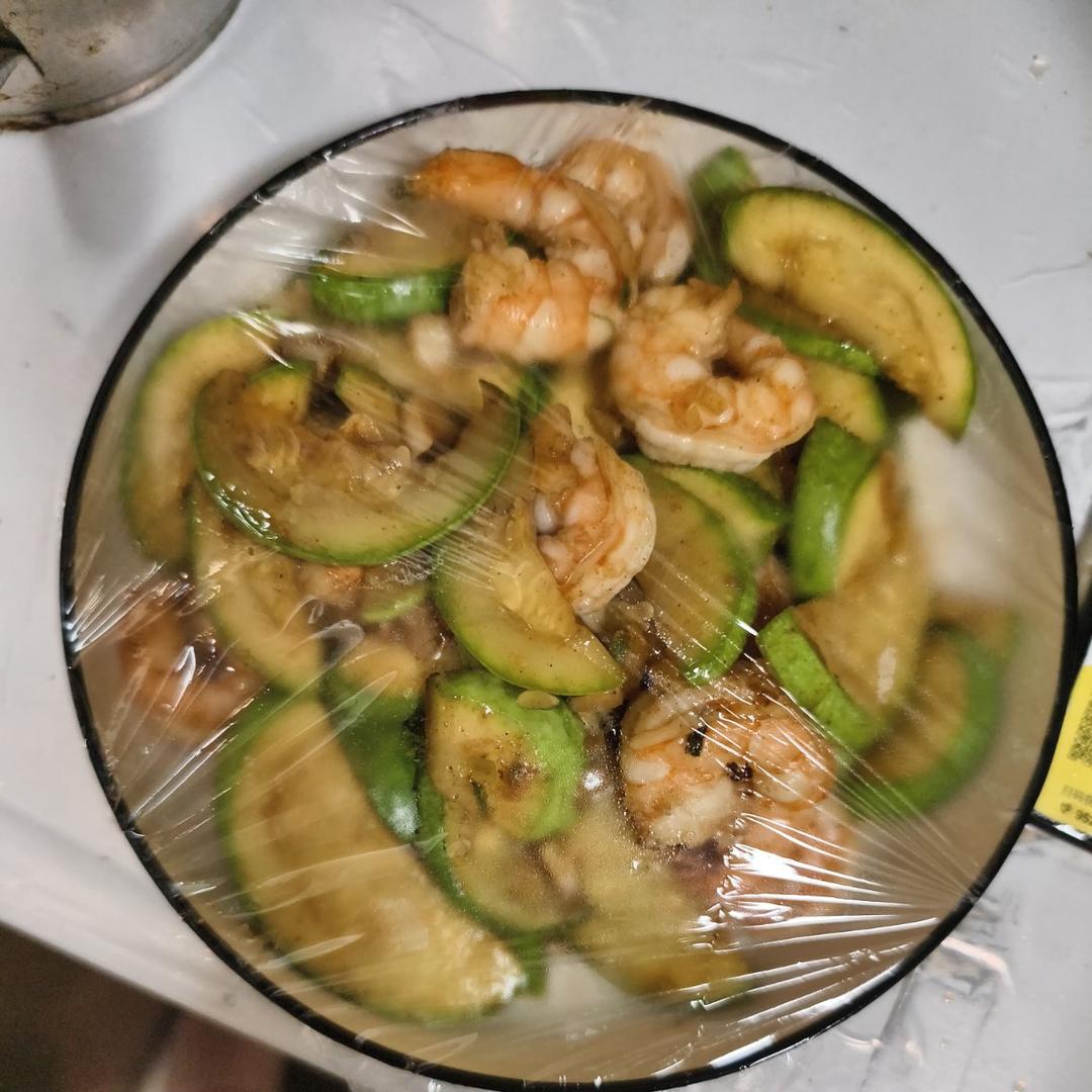 西葫芦炒虾仁