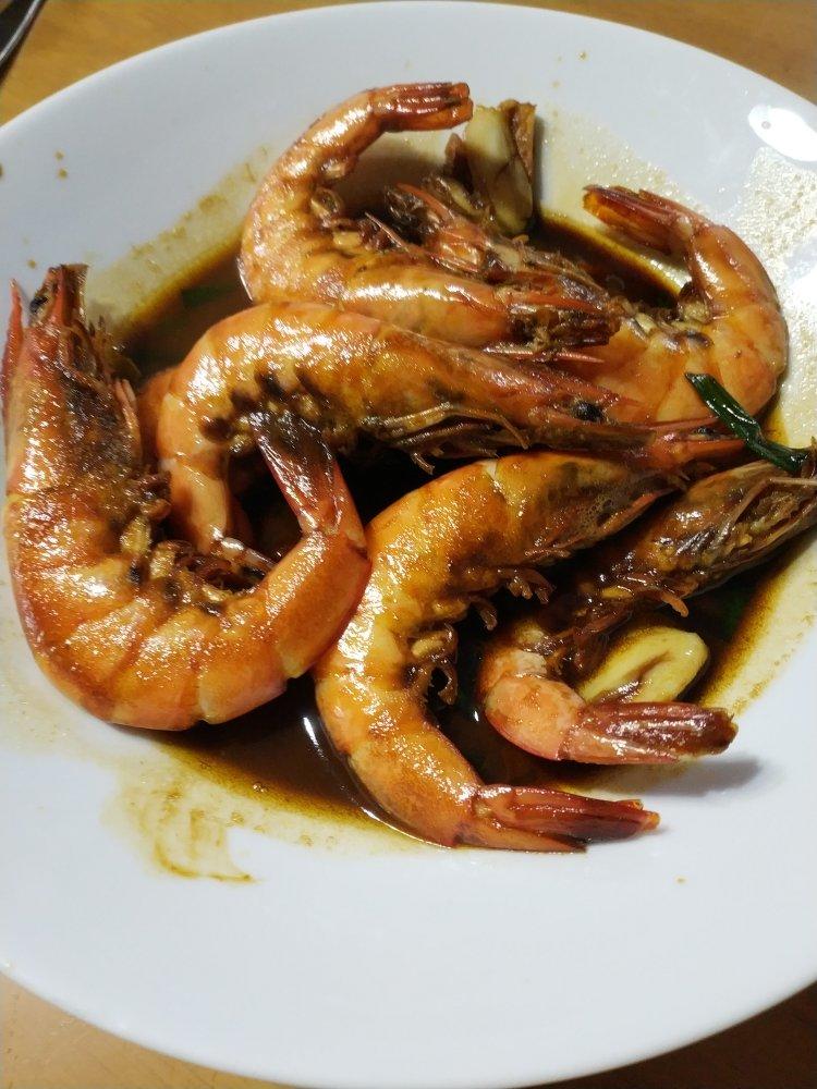 爆炒厄尔瓜多白虾