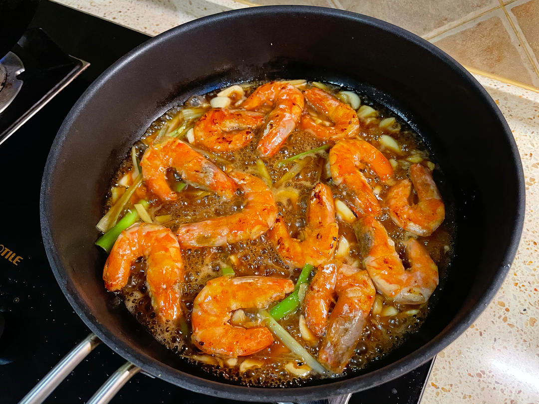 零失败的烧黑虎虾