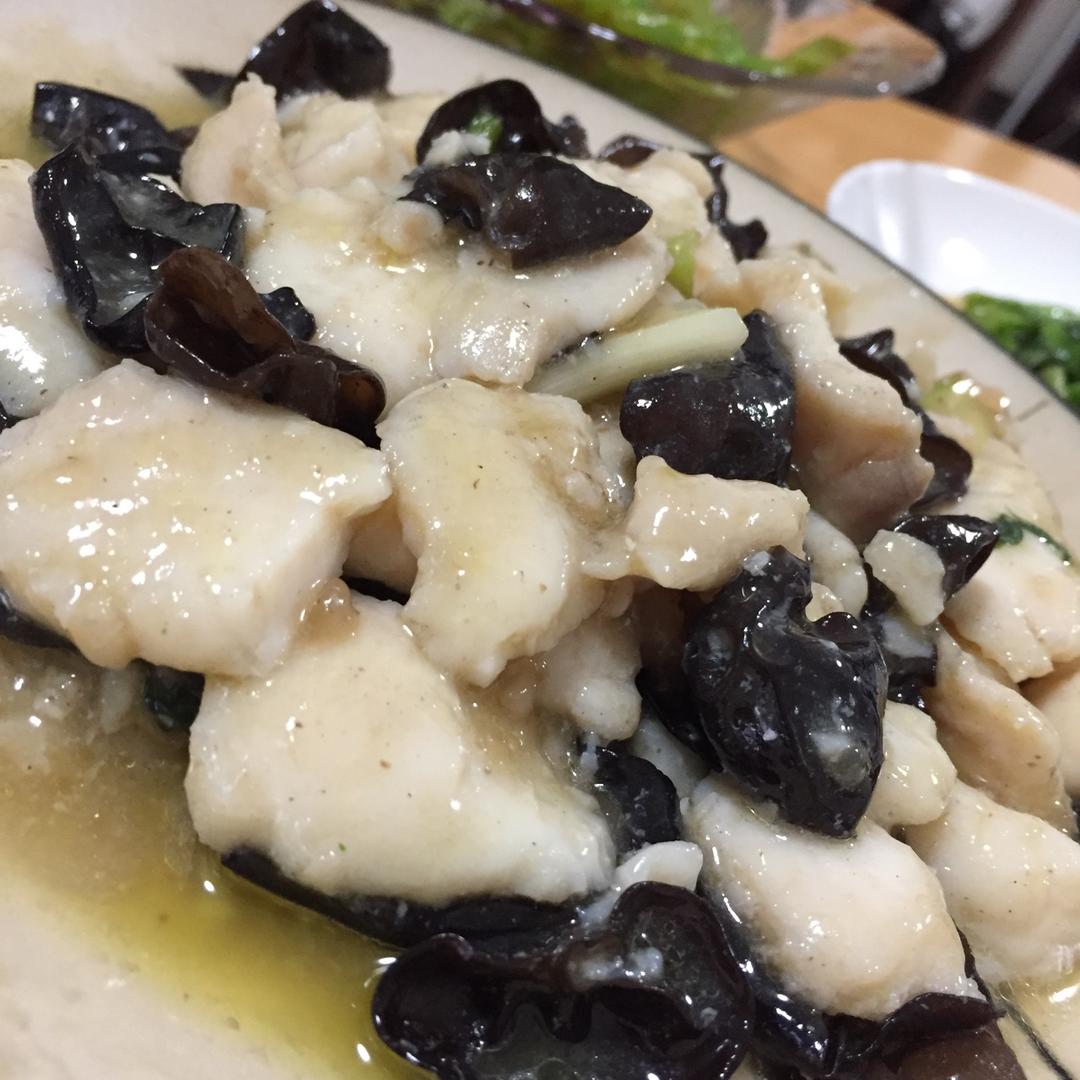 毛豆fc37做的糟溜鱼片