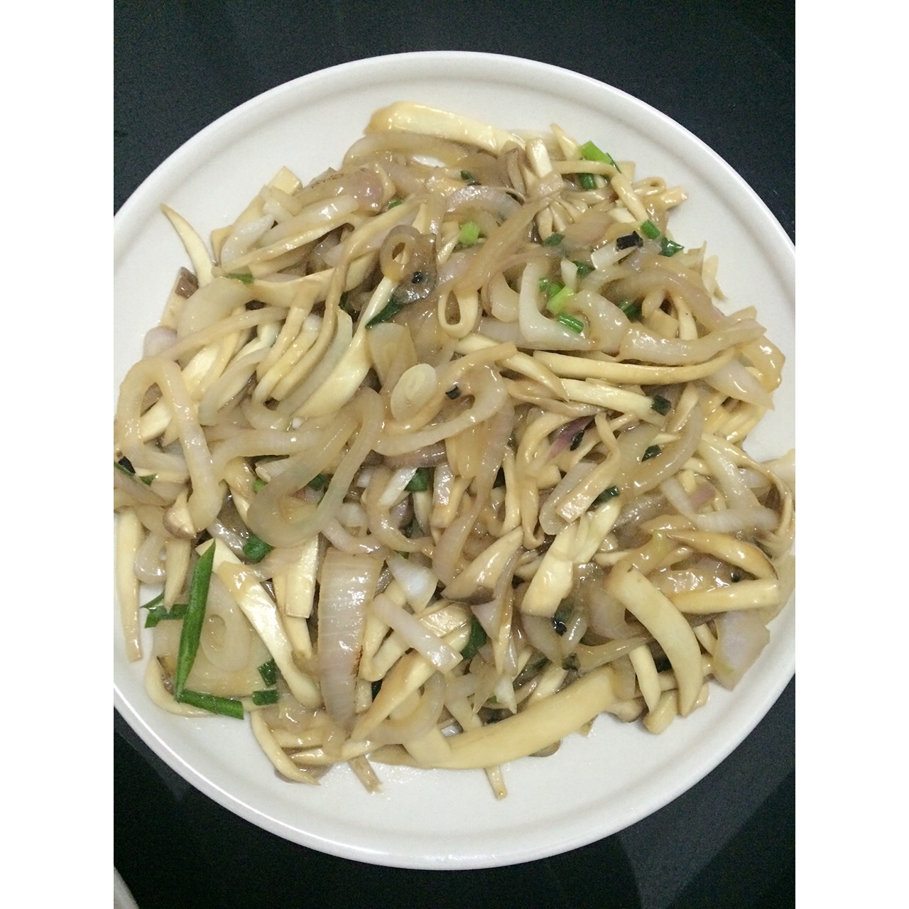 洋葱遇到杏鲍菇