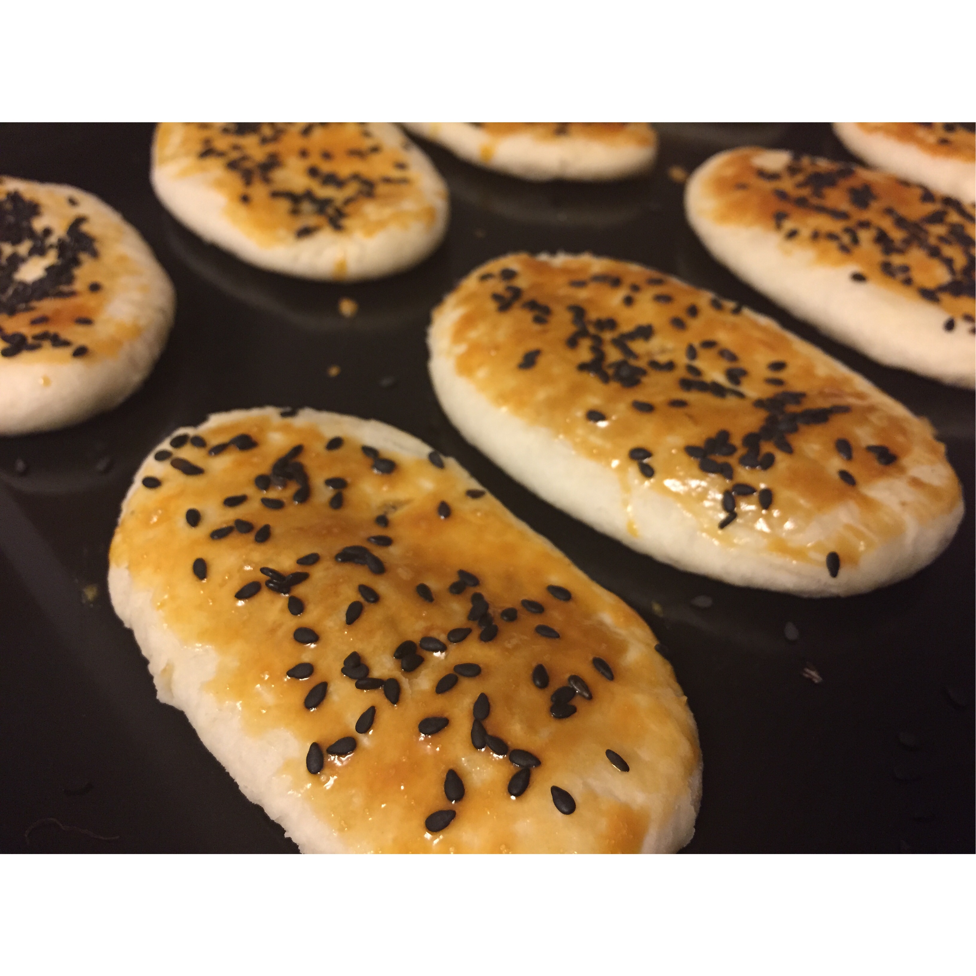 芝麻椒盐牛舌饼（北京小吃）