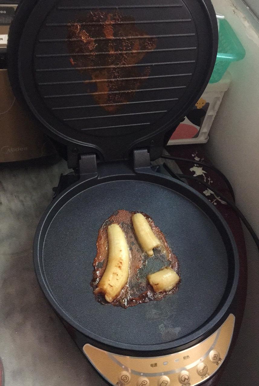 【电饼铛烤香蕉图片】hikinglee_下厨房