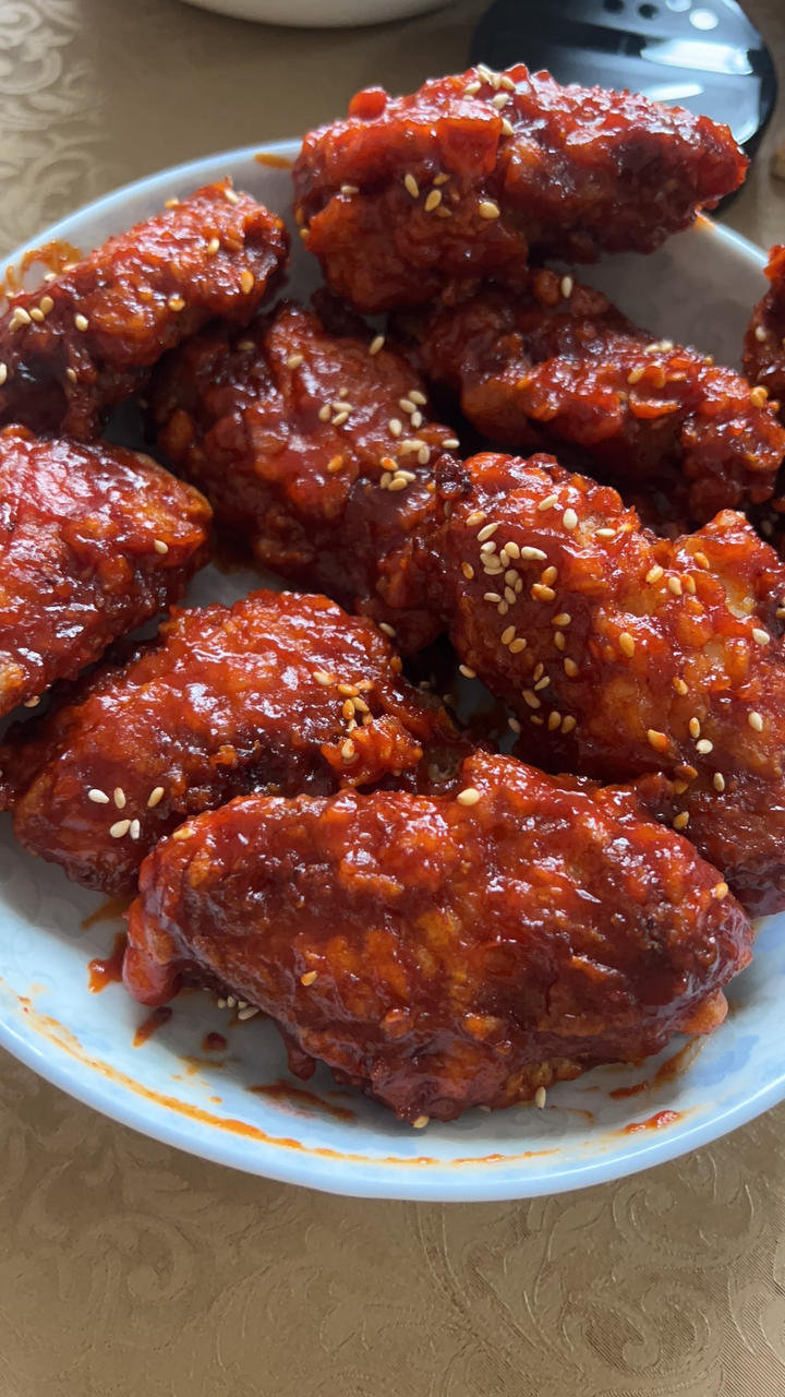 外脆里嫩‼️ | 巨满足的韩式双拼炸鸡🍗追剧必备