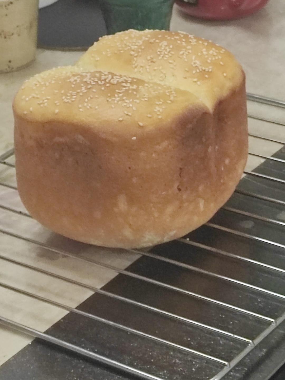 东菱面包机 普通面粉制作面包