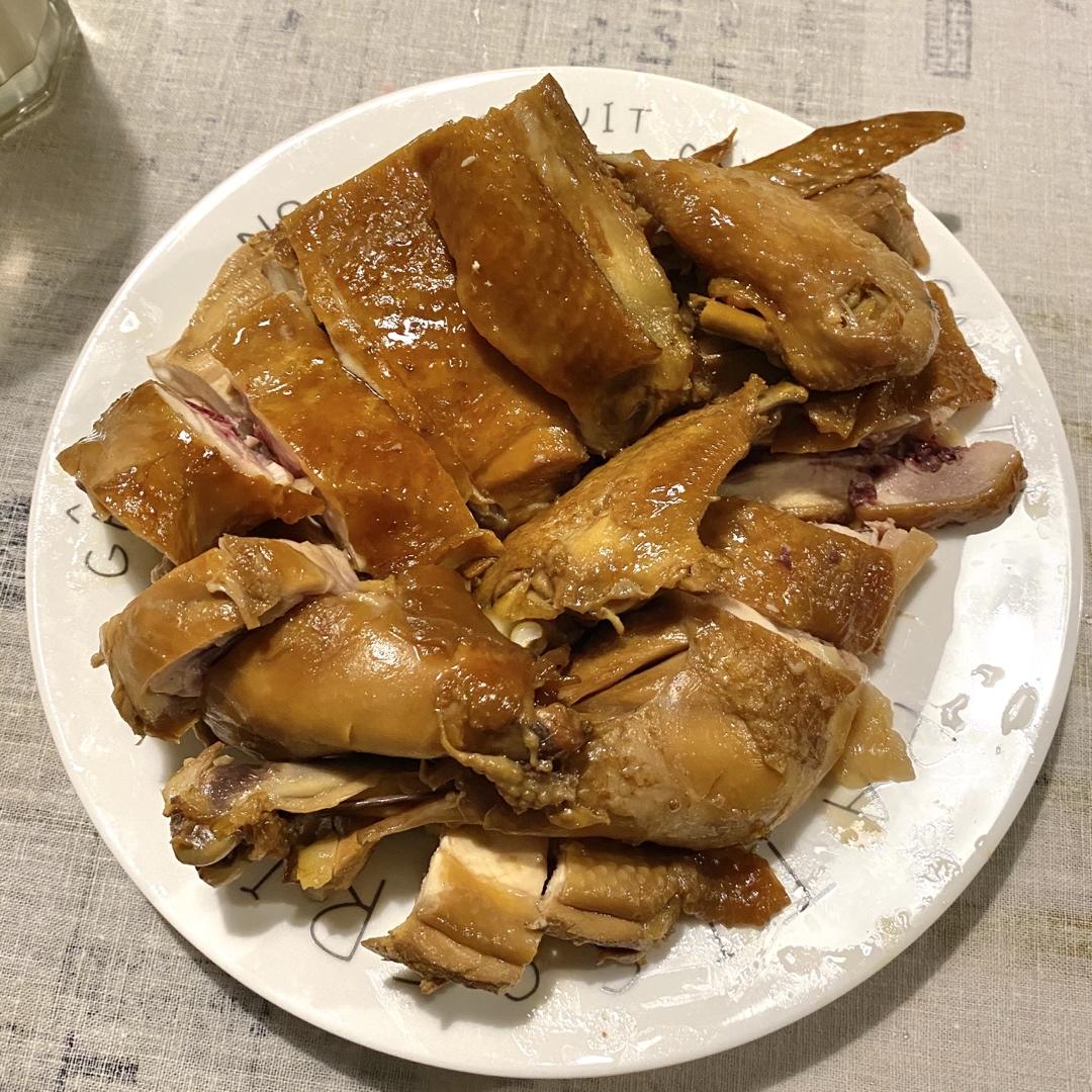 比广式烧腊铺卖的还好吃的玫瑰露酒豉油鸡