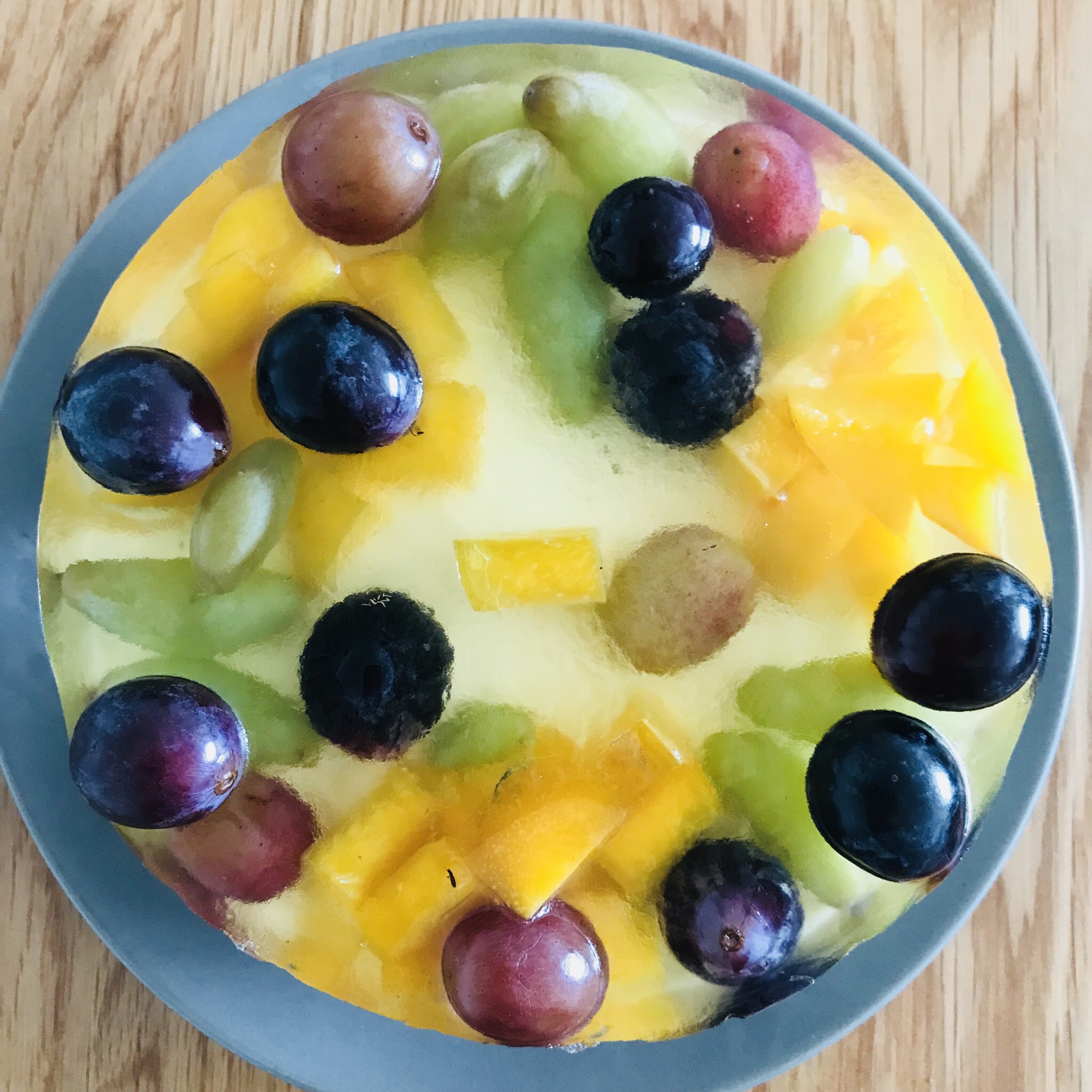 属于夏天的味道～果冻水果蛋糕的做法 步骤9