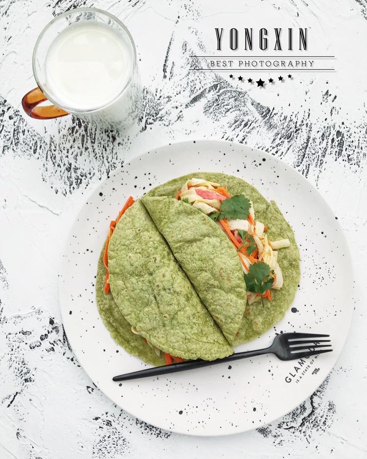 胡萝卜蟹柳丝温沙拉【健康小食】