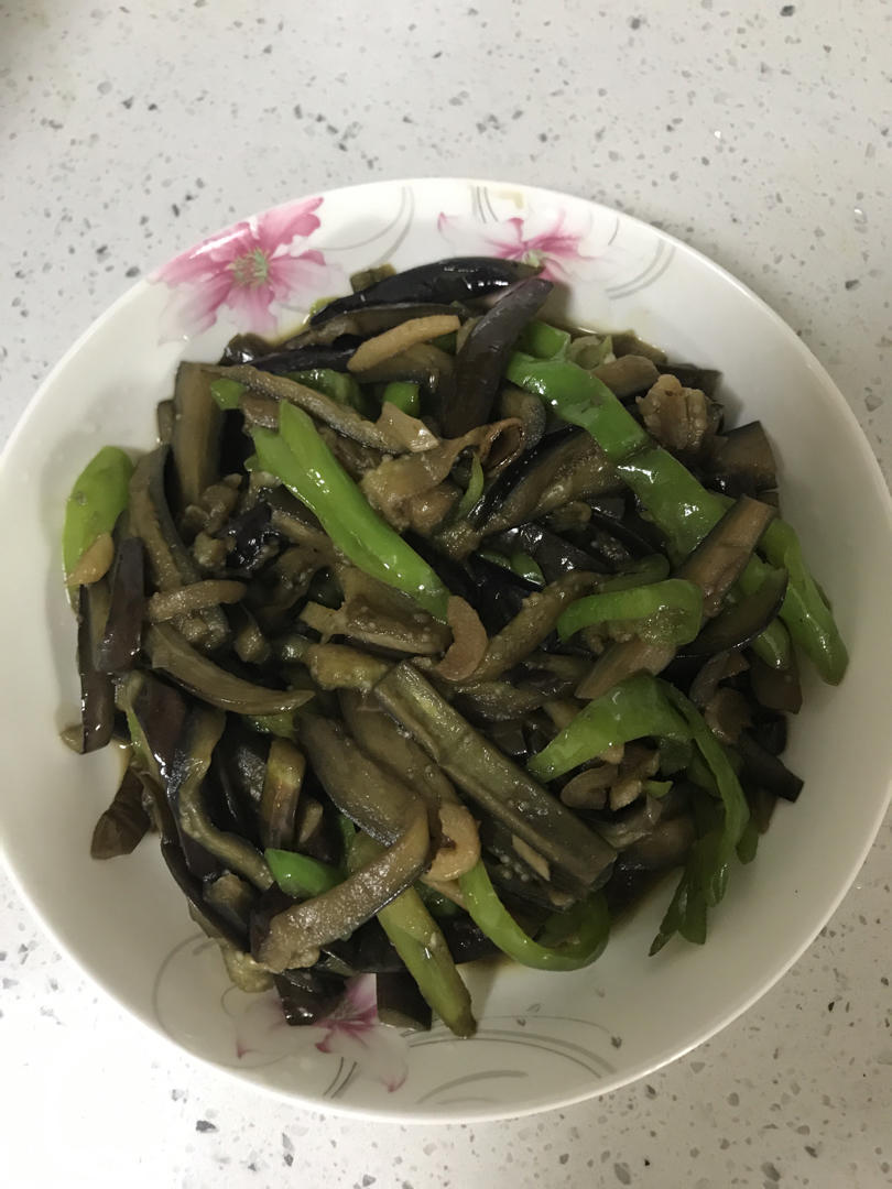 青椒炒茄子