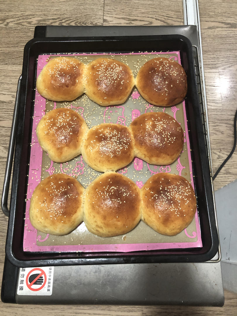 松软汉堡包胚