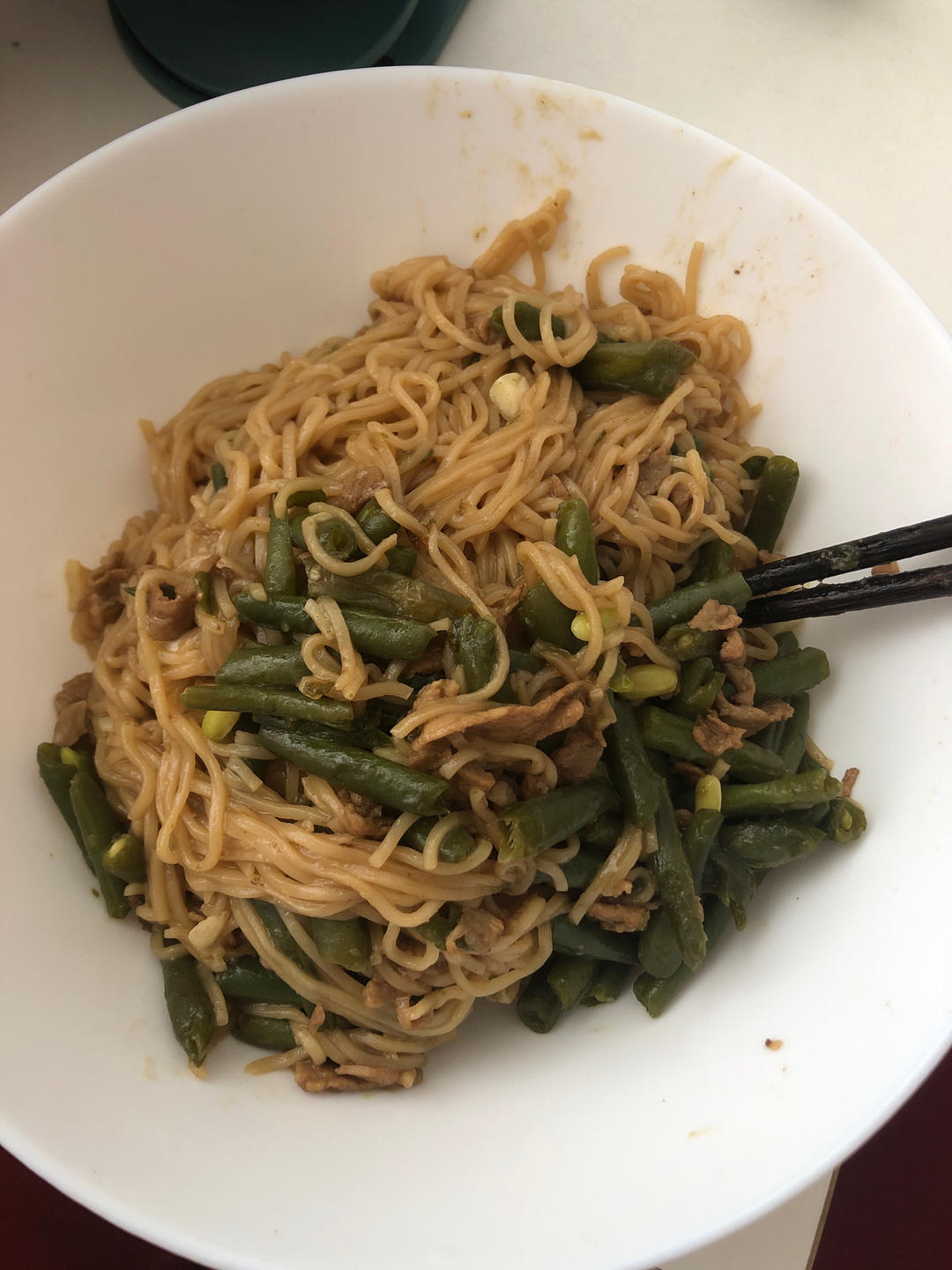 地道老北京扁豆焖面 豆角焖面 太好吃小心吃撑哦