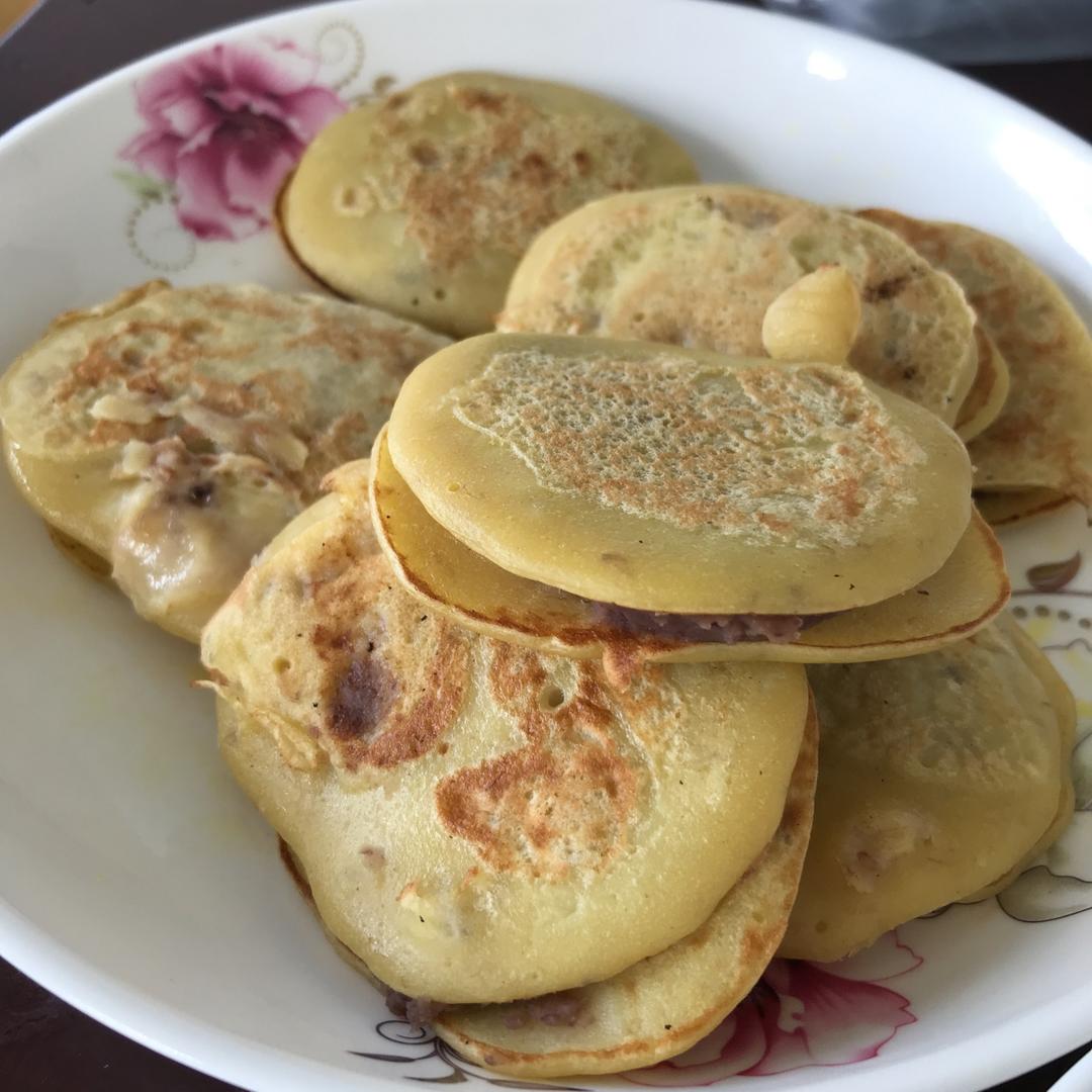 【减脂早餐】无油香蕉松饼（超简单）
