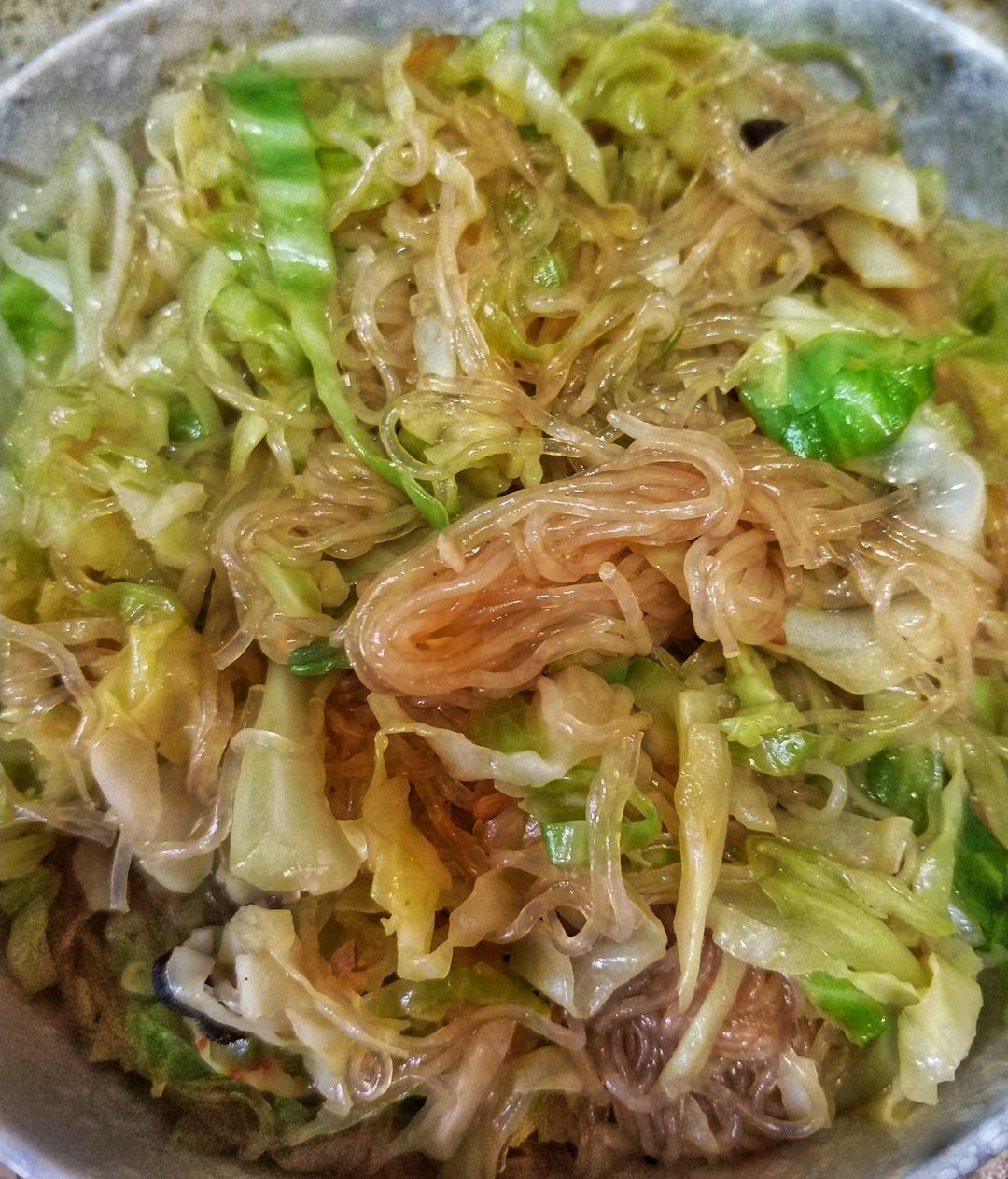 梅子青時節5做的捲心菜炒粉絲glassnoodleswithcabbage