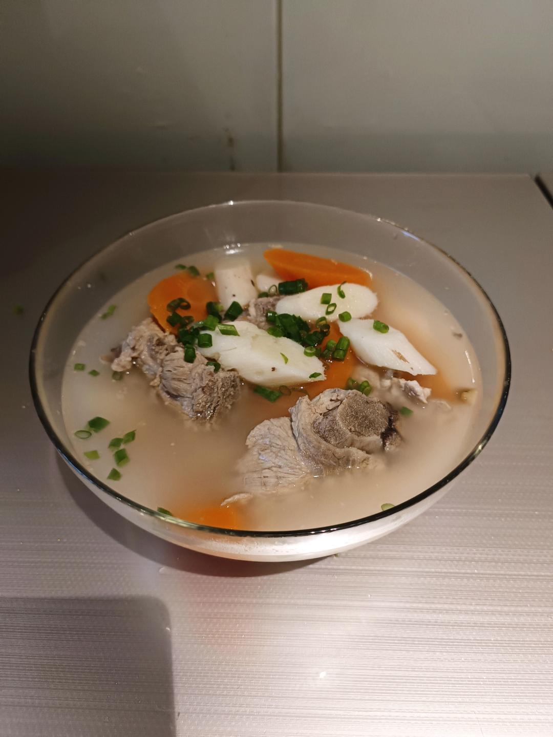 山药胡萝卜排骨汤(电饭锅)