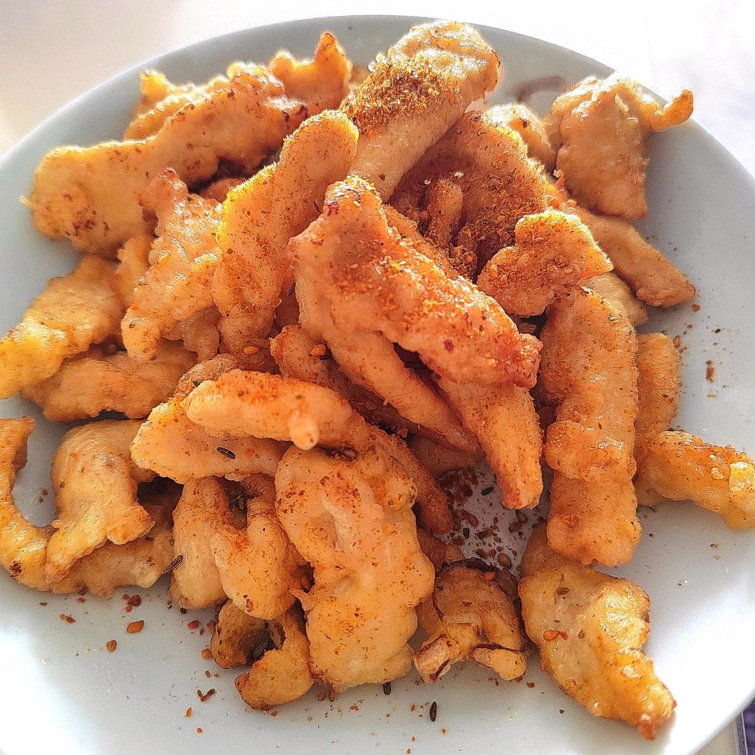 鸡胸肉做的小酥肉😋外酥里嫩好吃地停不下来❗️
