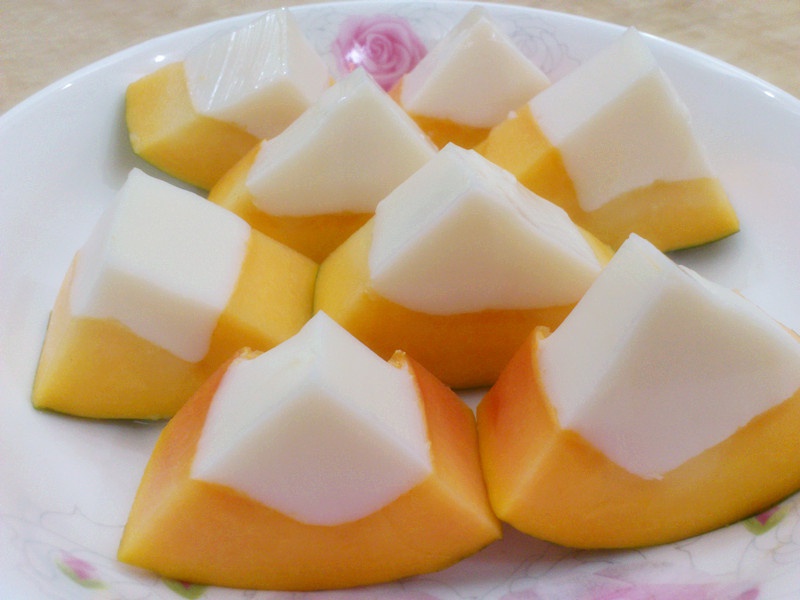 木瓜椰奶冻