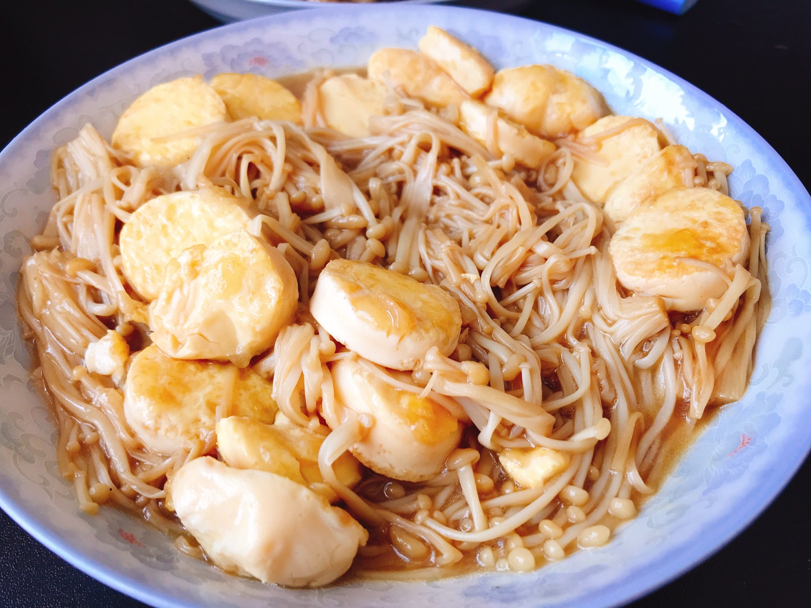 简单易做的金针菇日本豆腐的做法