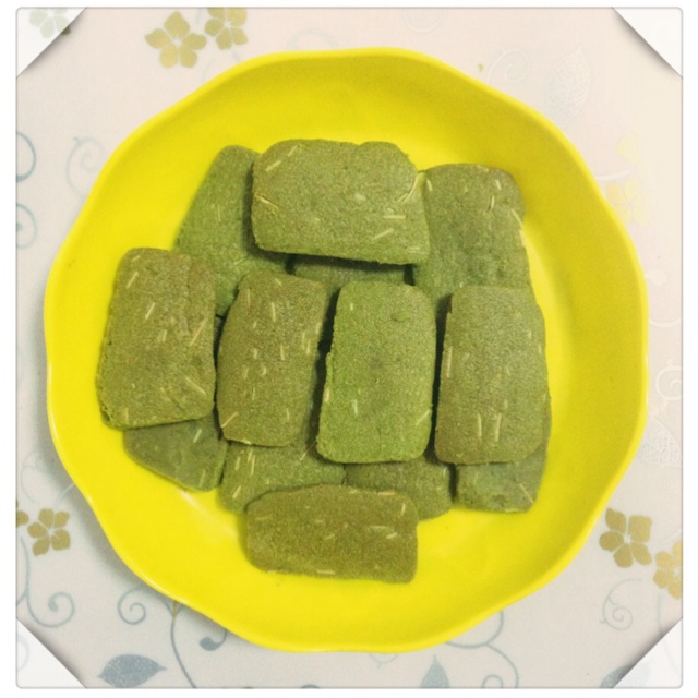 抹茶杏仁饼干
