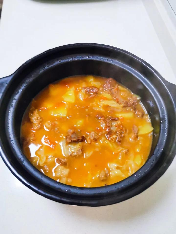 西红柿牛肉汤