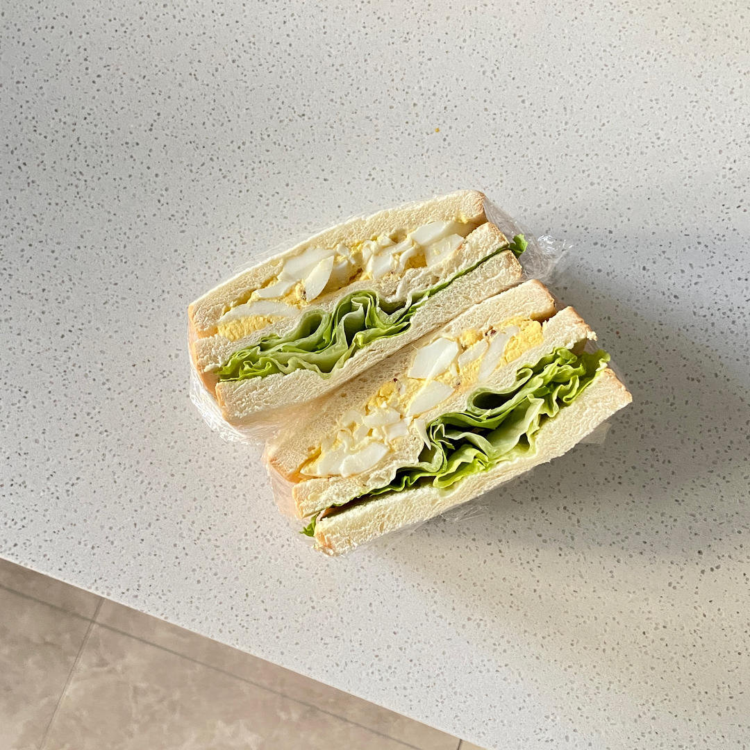 便利店同款❗️蛋黄酱三明治🥪❗️好吃哭～
