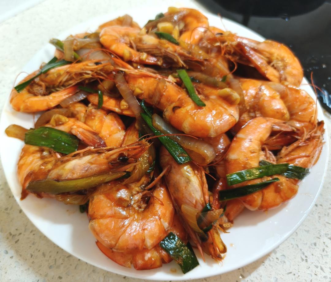 家庭版油焖大虾