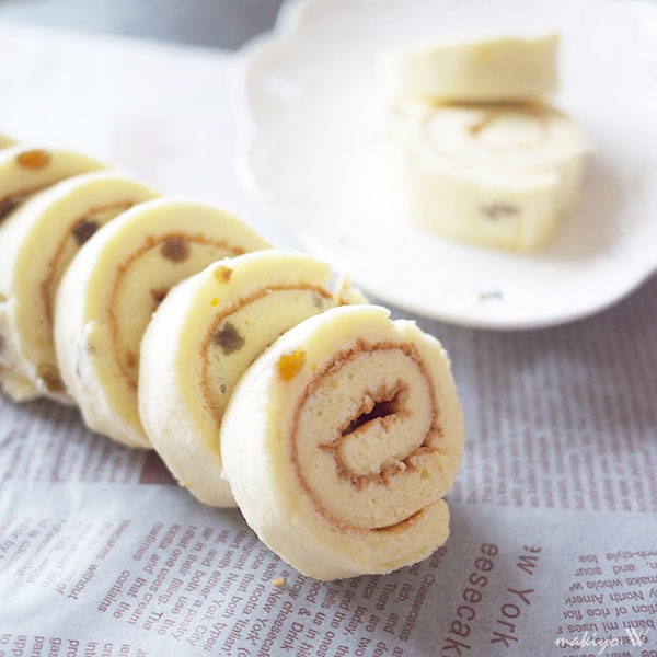 包胖胖做的提子蛋糕卷