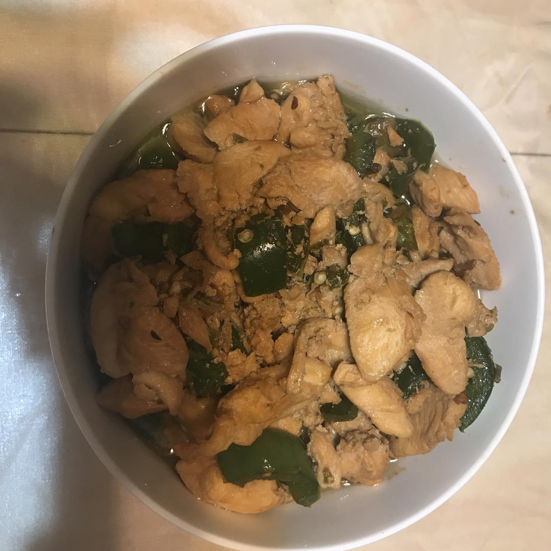 青椒炒鸡胸肉