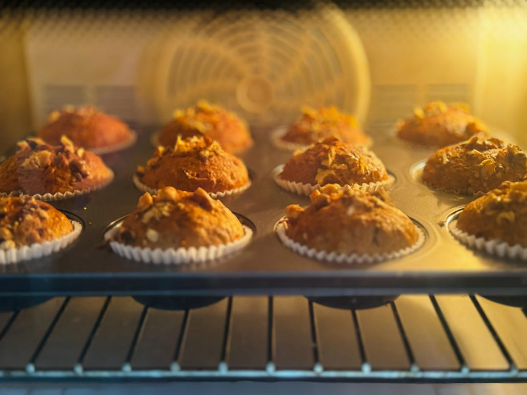 低油少糖香蕉核桃蛋糕